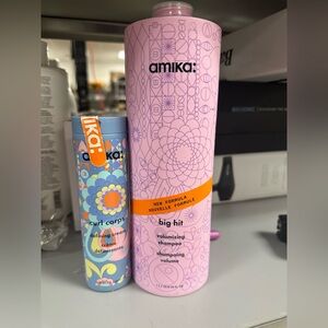 Amika Curl Corps Cream and Big Hit Shampoo Bundle